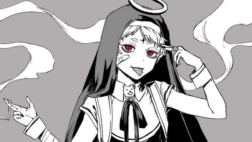 un-c (indie utaite and 1 more) drawn by purple_excite