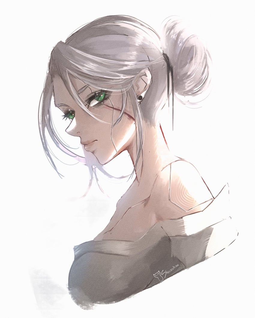 ciri (the witcher and 1 more) drawn by shiszukaa