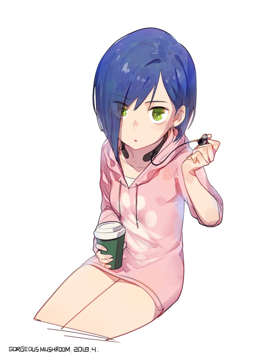 ichigo (darling in the franxx) drawn by gorgeous_mushroom