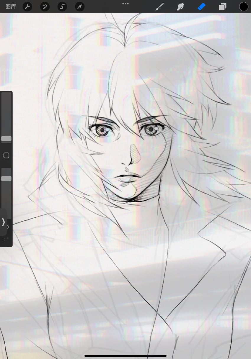 kusanagi motoko (ghost in the shell and 1 more) drawn by aizheajsee