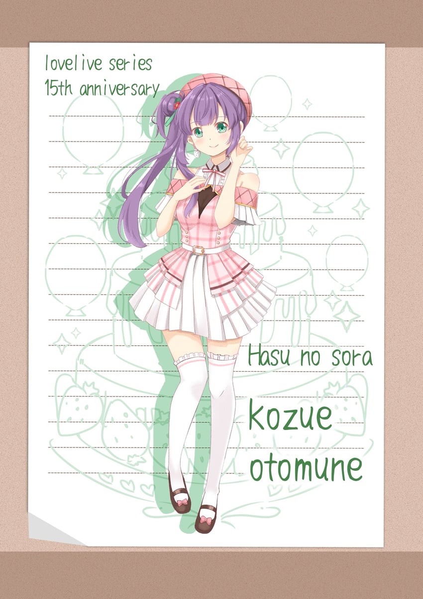 otomune kozue (love live! and 1 more) drawn by matsurugi_tsukasa