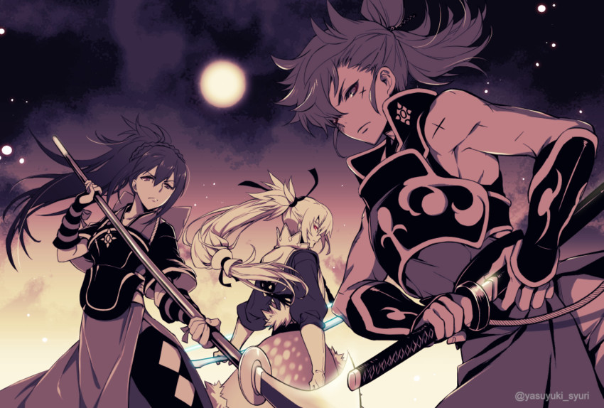 takumi, oboro, and hinata (fire emblem and 1 more) drawn by shuri_yasuyuki