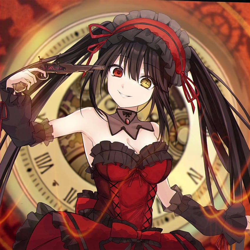 tokisaki kurumi (date a live and 1 more) drawn by saint_laurent_paris