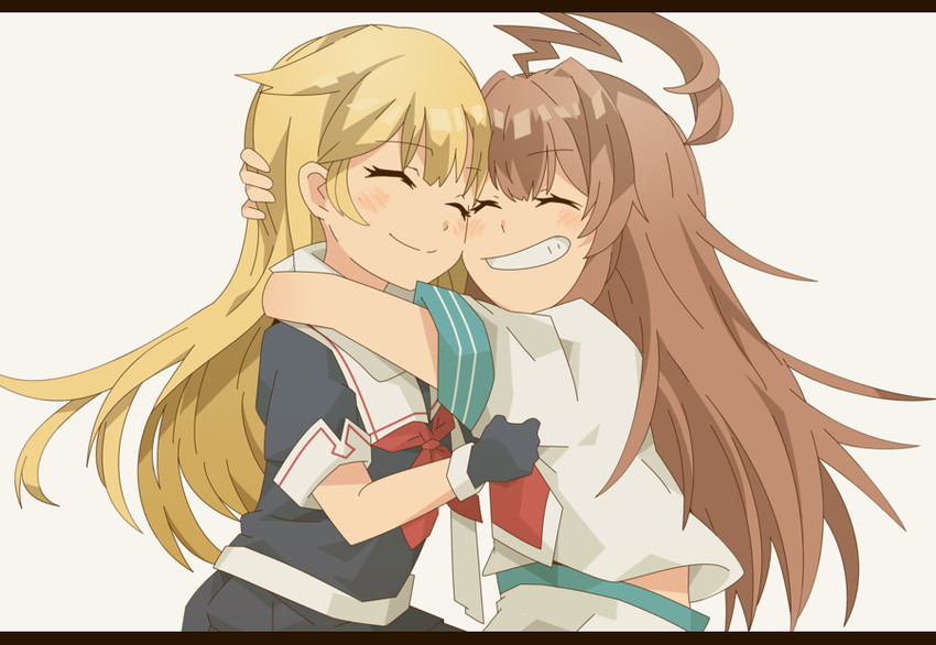yuudachi, yuudachi kai ni, and kuma (kantai collection) drawn by salve_(8947279)