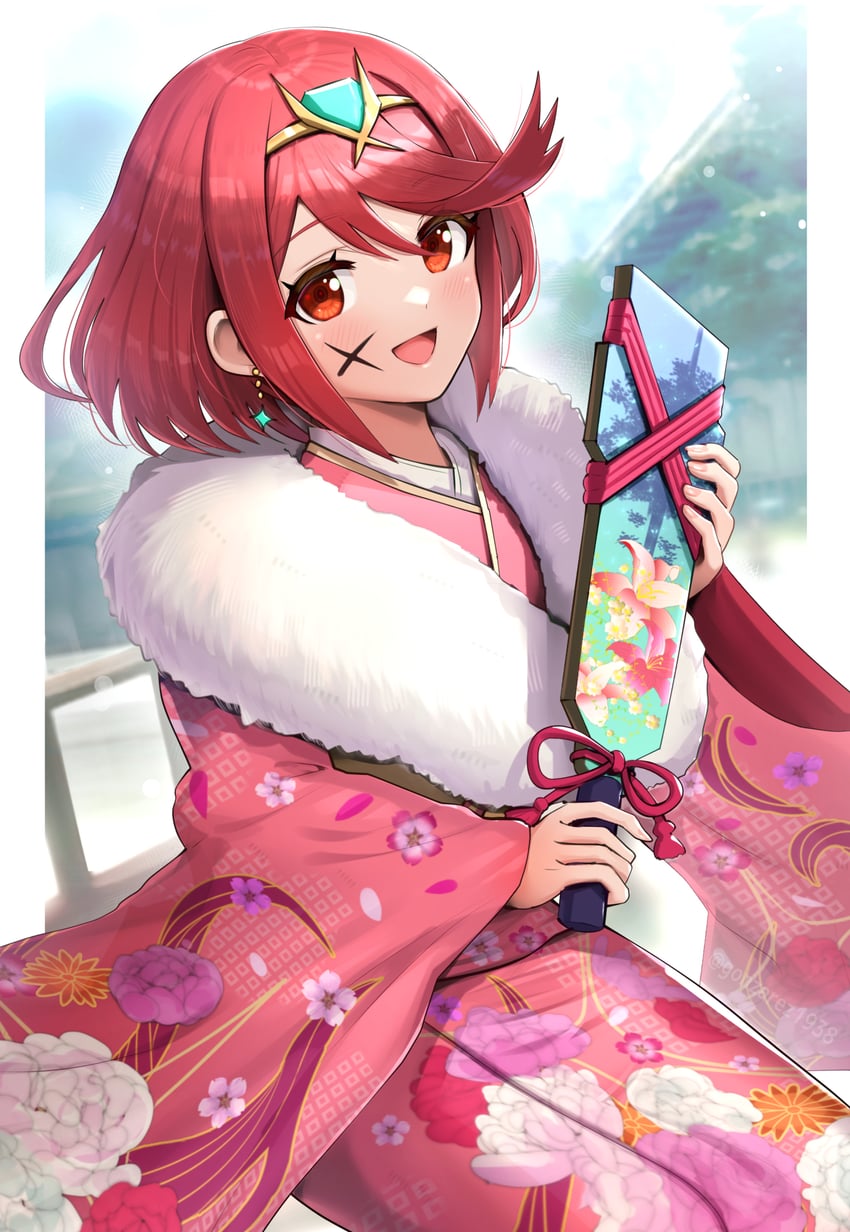 pyra (xenoblade chronicles and 1 more) drawn by gonzarez