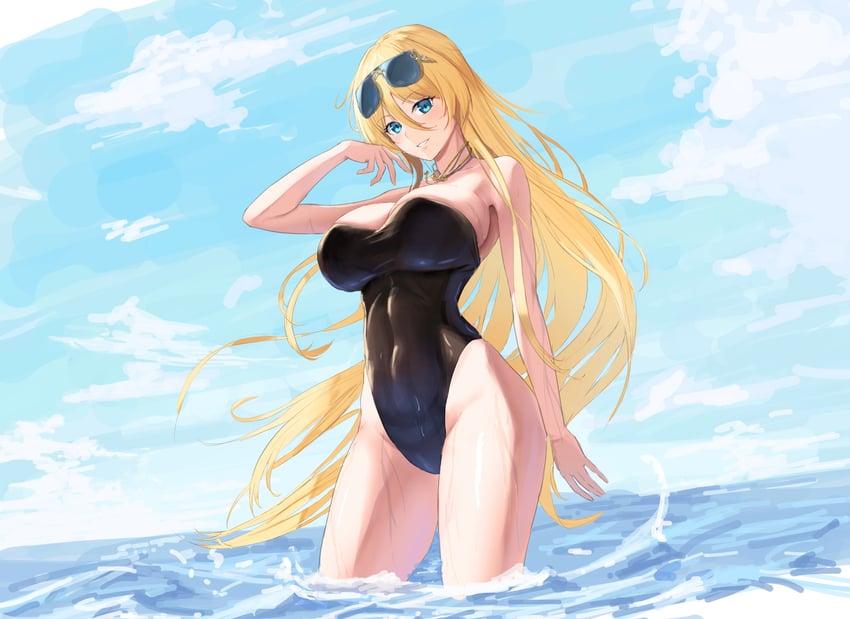 bismarck and bismarck zwei (azur lane) drawn by lom_(lom_lom_8)