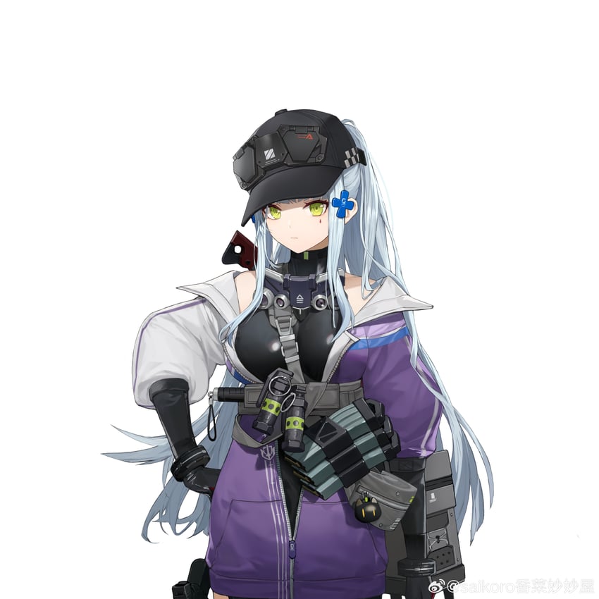 hk416 and klukai (girls' frontline and 1 more) drawn by saikoro_xiangcai_miaomiao_wu