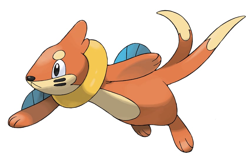buizel (pokemon and 1 more) drawn by sugimori_ken