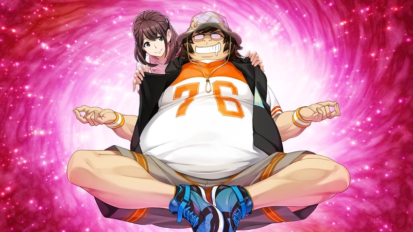 hashida itaru and senomiya akiho (robotics;notes and 1 more) drawn by fukuda_tomonori