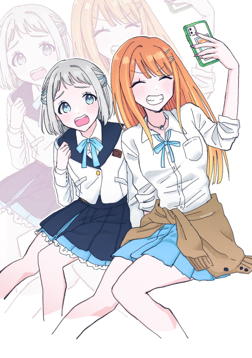 katsuragi lilja and shiun sumika (idolmaster and 1 more) drawn by tako102jda
