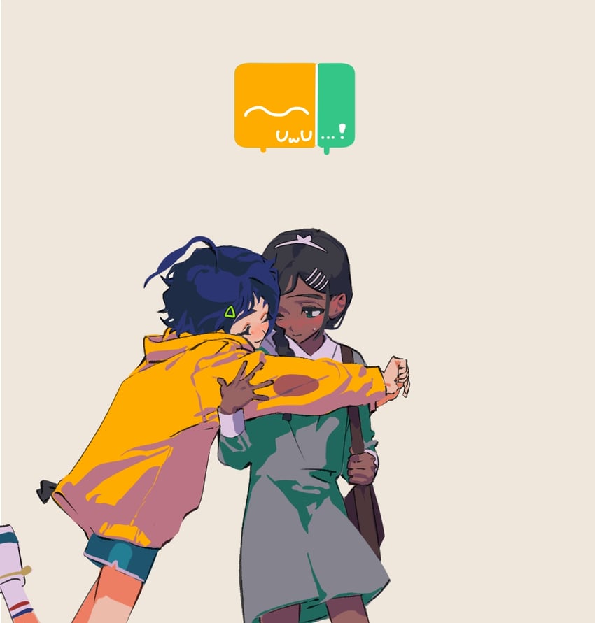 ooto ai and aonuma neiru (wonder egg priority) drawn by 12831black