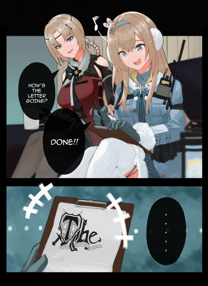 suomi and ullrid (girls' frontline and 2 more) drawn by variasii