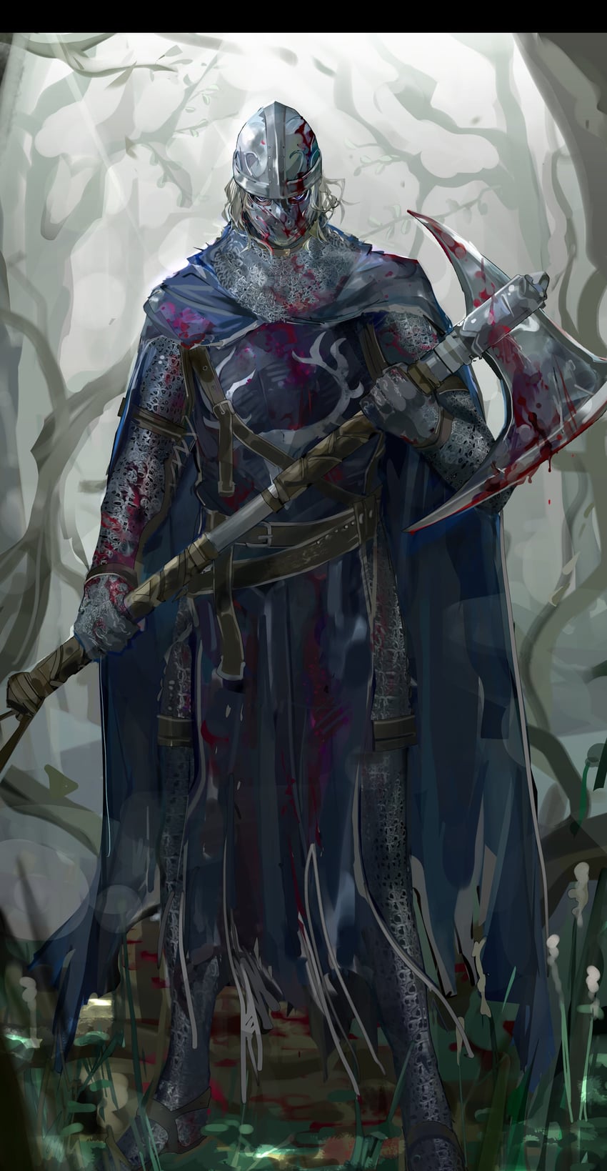 creighton of mirrah (dark souls and 1 more) drawn by nslacka