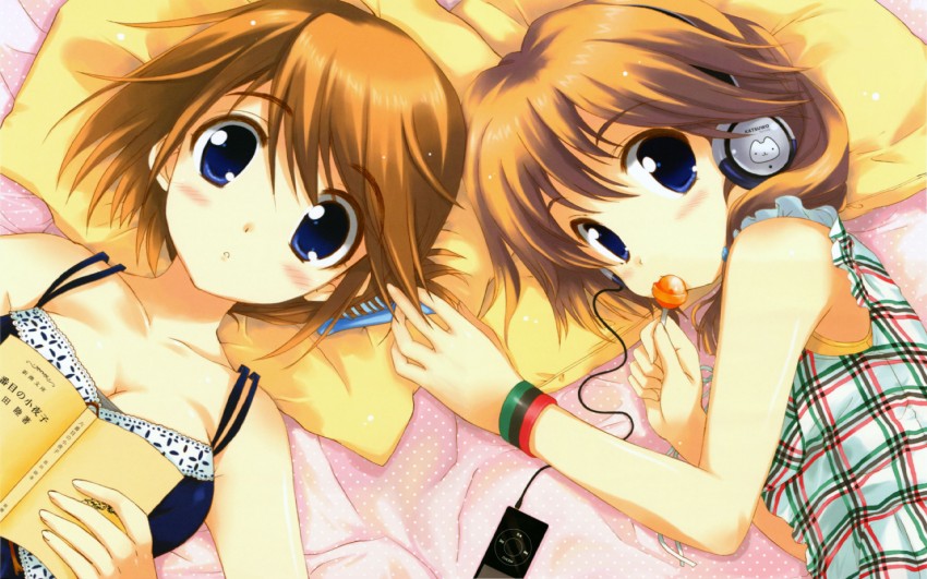 komaki manaka and komaki ikuno (to heart and 1 more) drawn by qp:flapper
