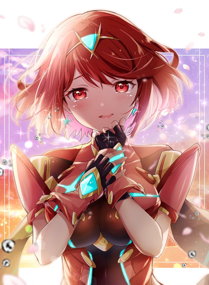pyra (xenoblade chronicles and 1 more) drawn by ui_frara