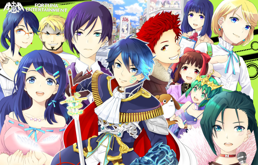 tiki, oribe tsubasa, aoi itsuki, minamoto mamori, yumizuru eleanora, and 6 more (fire emblem and 2 more) drawn by ao_hito