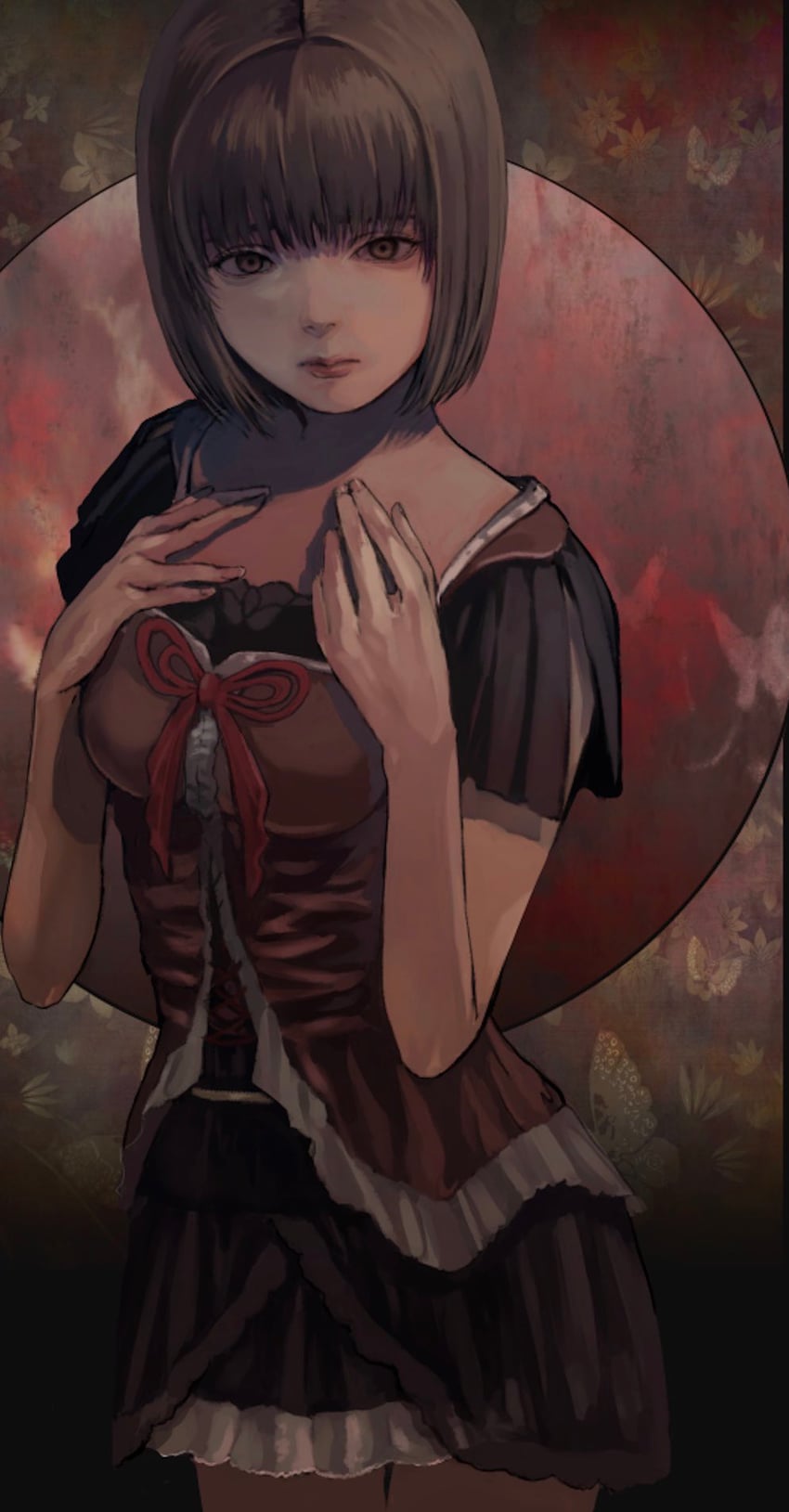 amakura mayu (fatal frame and 1 more) drawn by gauss_<bokashi
