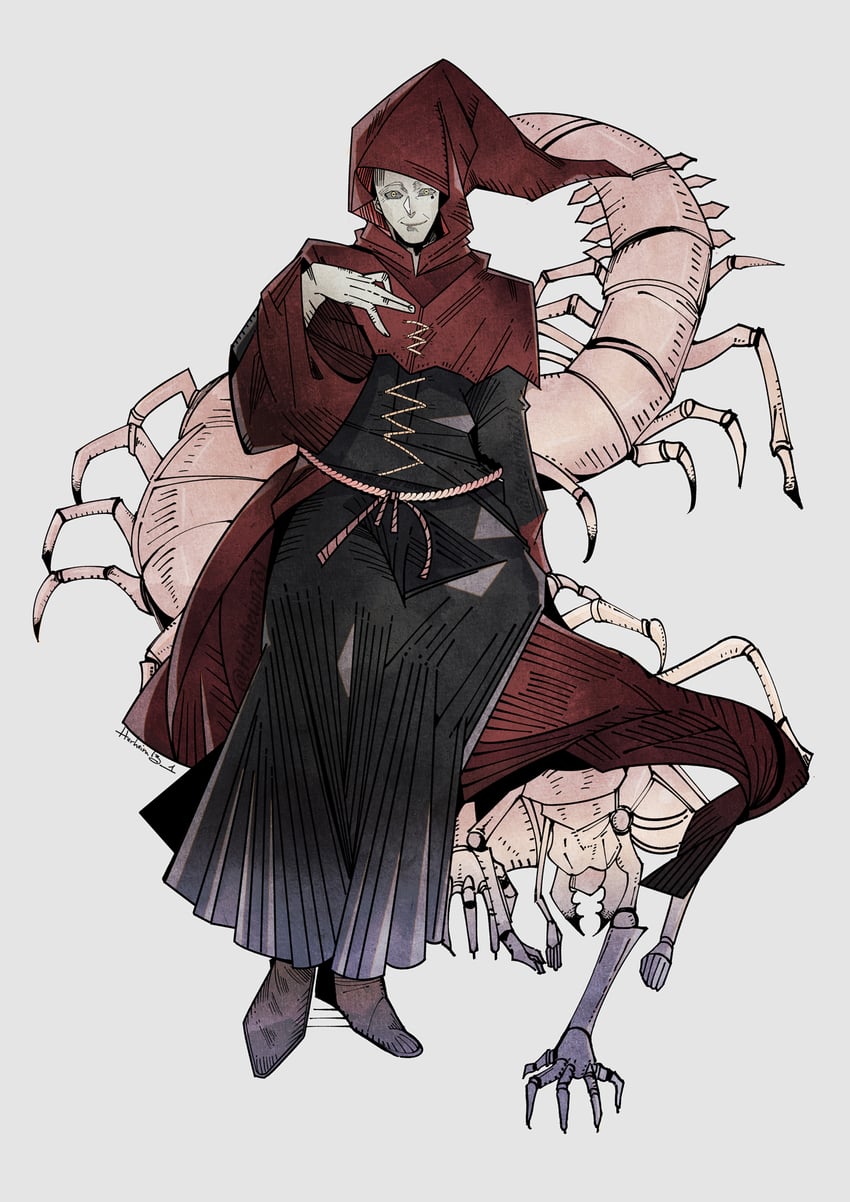 kindred of rot and gowry (elden ring) drawn by herheim
