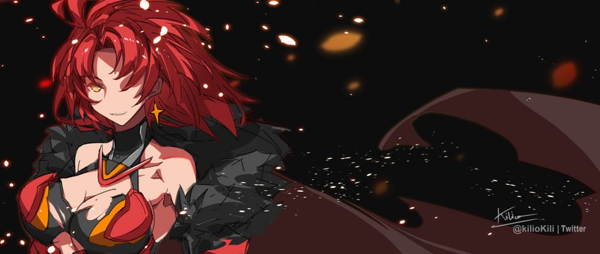 murata himeko (honkai and 1 more) drawn by kili_kilio