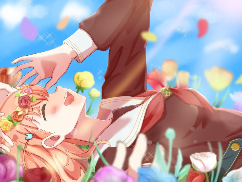 hinoshita kaho (love live! and 1 more) drawn by rakk27606689
