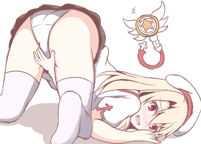 illyasviel von einzbern and magical ruby (fate and 1 more) drawn by mitchi