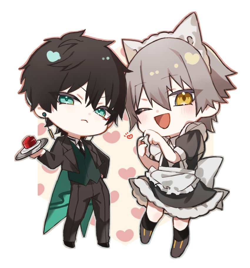 trailblazer, caelus, and dan heng (honkai and 1 more) drawn by tuku2