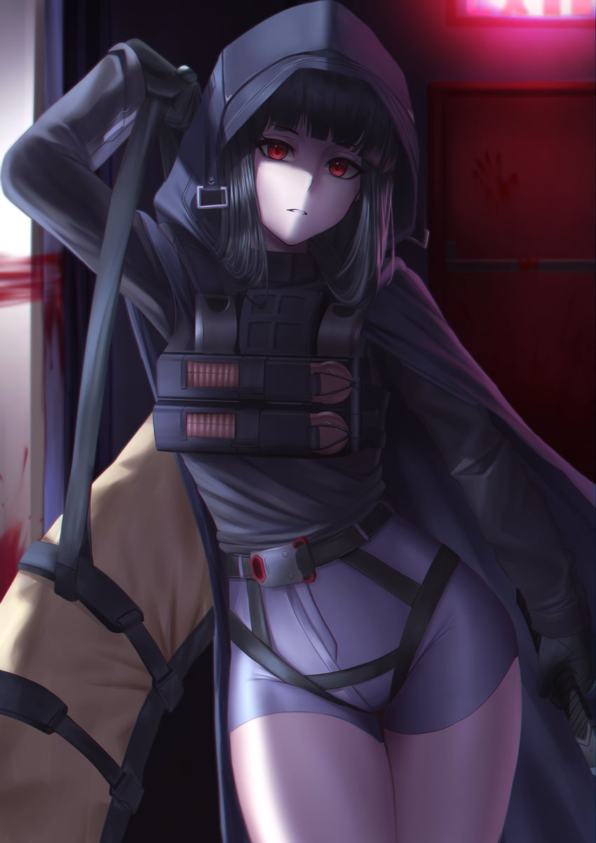 d (goddess of victory: nikke) drawn by manjo_(warito)