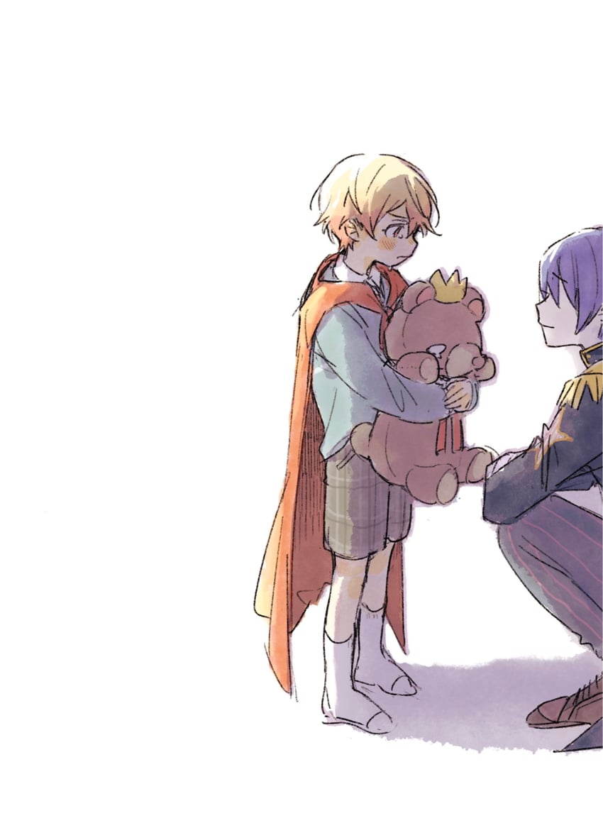 kaito, tenma tsukasa, and wonderlands x showtime kaito (vocaloid and 1 more) drawn by mokux_(mo_ku)