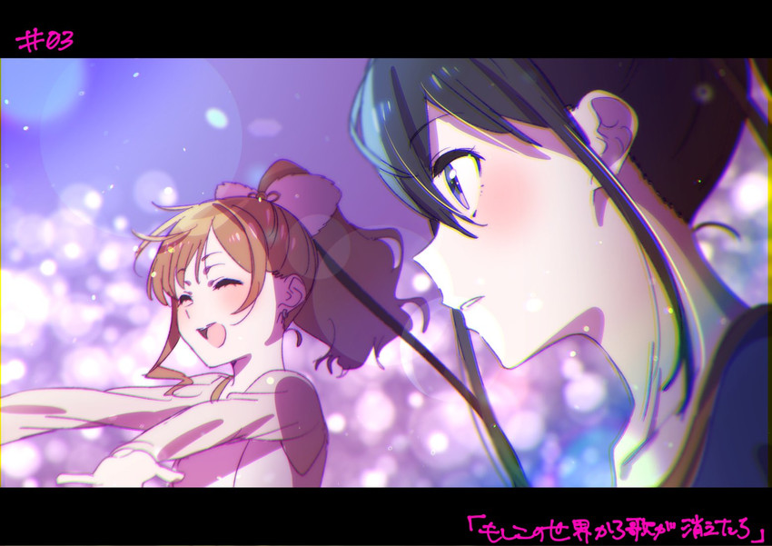 miyama suzune and hananoi rena (selection project) drawn by hirayama_kanna