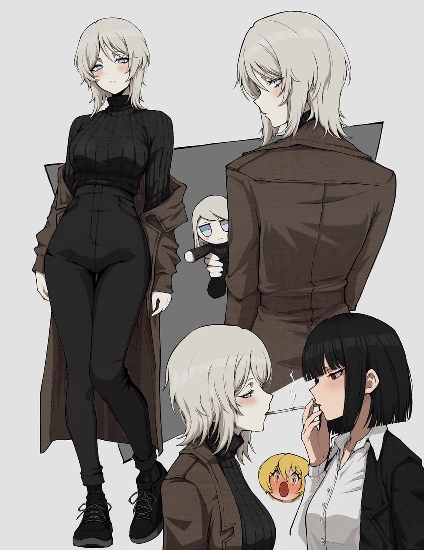 don quixote, faust, and ryoshu (project moon and 1 more) drawn by kekel