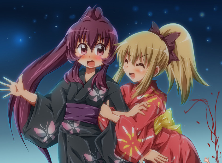 toshinou kyouko, sugiura ayano, and ikeda chitose (yuruyuri) drawn by shishinon