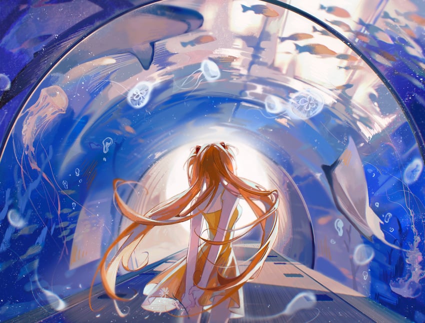 souryuu asuka langley (neon genesis evangelion and 2 more) drawn by ling_ye_zzz