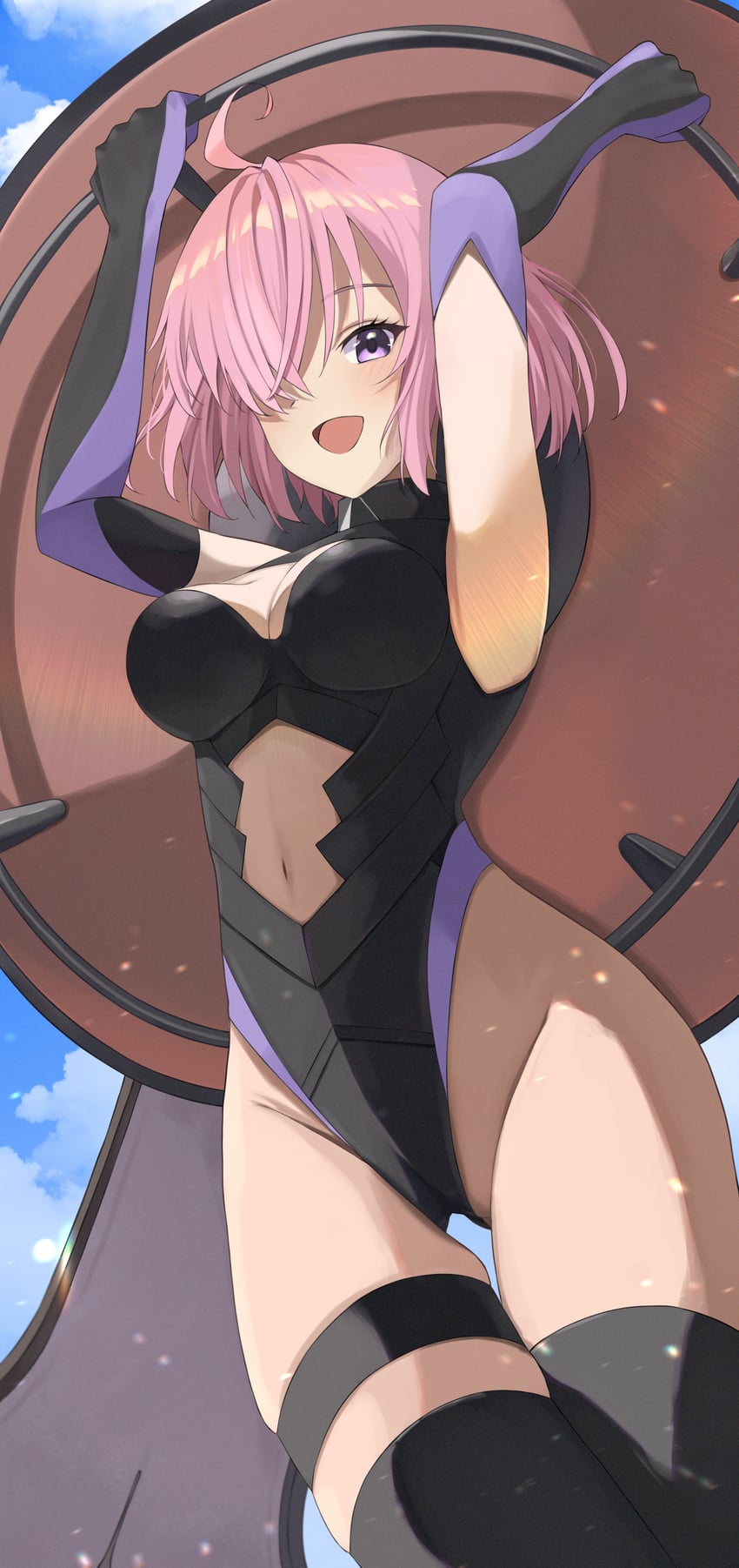 mash kyrielight (fate and 1 more) drawn by yaki_tai