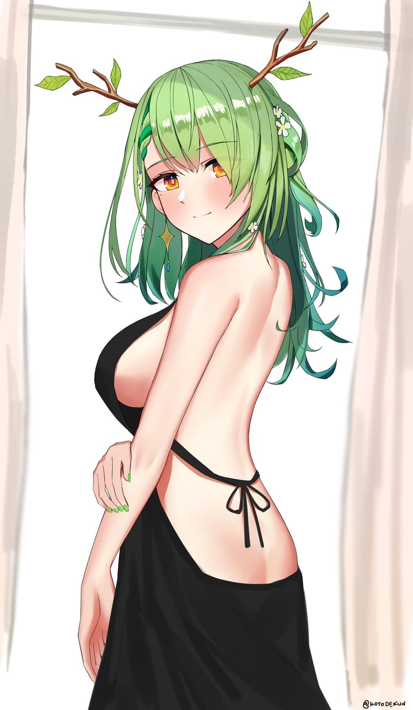 ceres fauna (hololive and 1 more) drawn by kotodekun