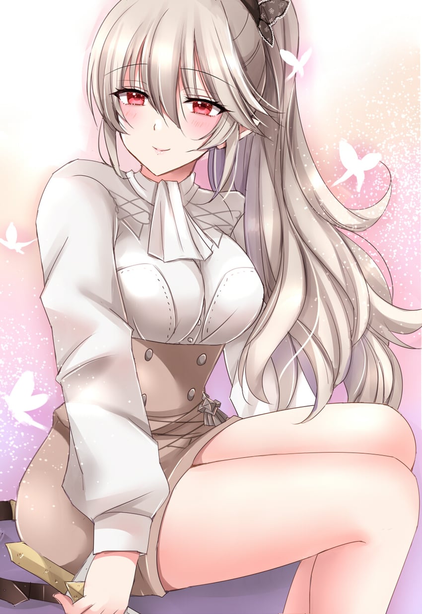 female corrin and mercedes von martritz (fire emblem and 2 more) drawn by kirishima_riona