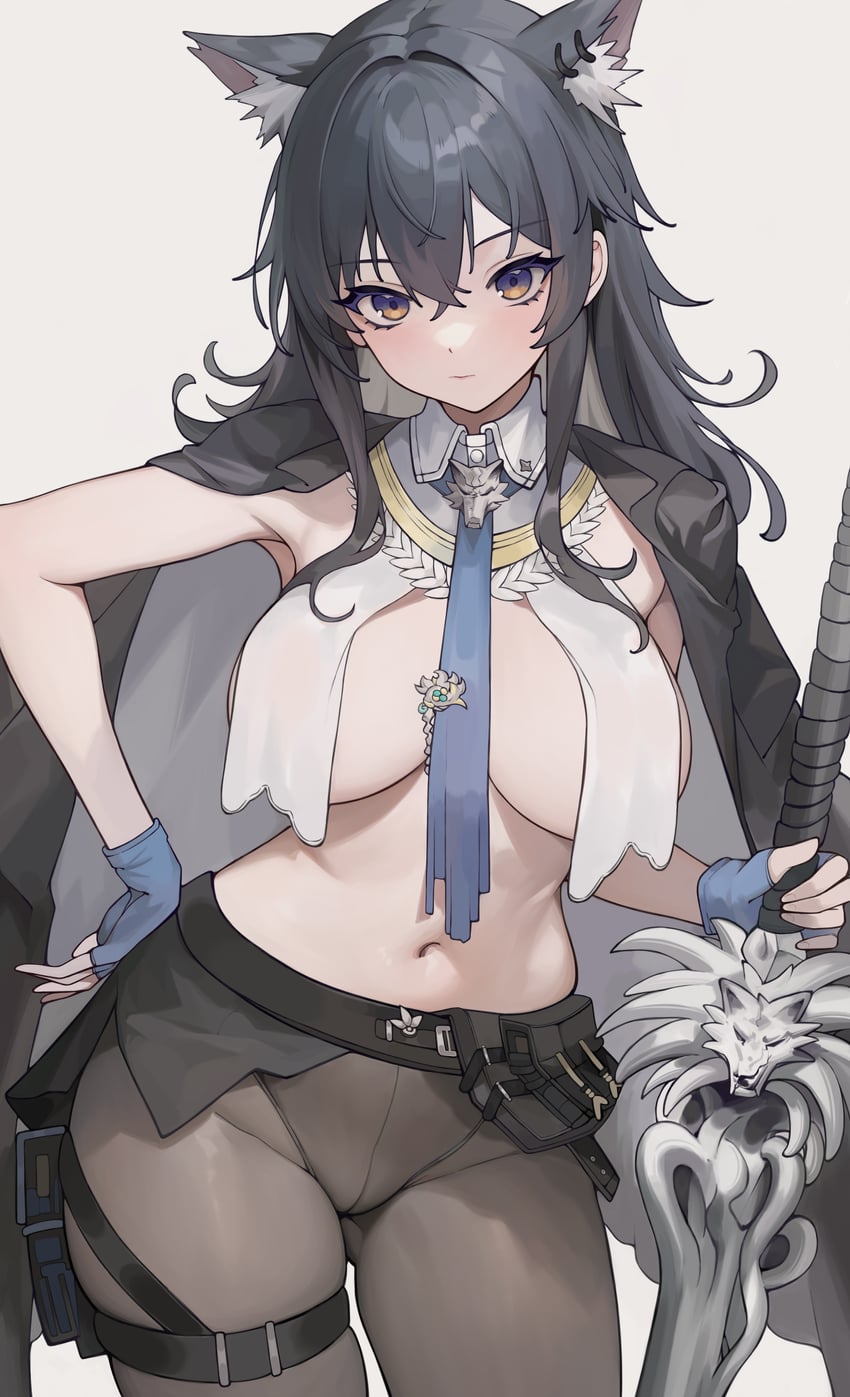 texas and texas the omertosa (arknights) drawn by juejue_174