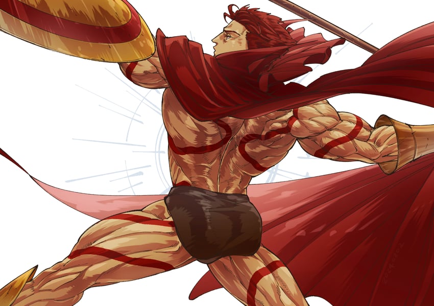 leonidas (fate and 1 more) drawn by sib_(utau7)