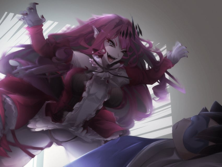 fujimaru ritsuka and baobhan sith (fate and 1 more) drawn by furudo_(furudo_cra)