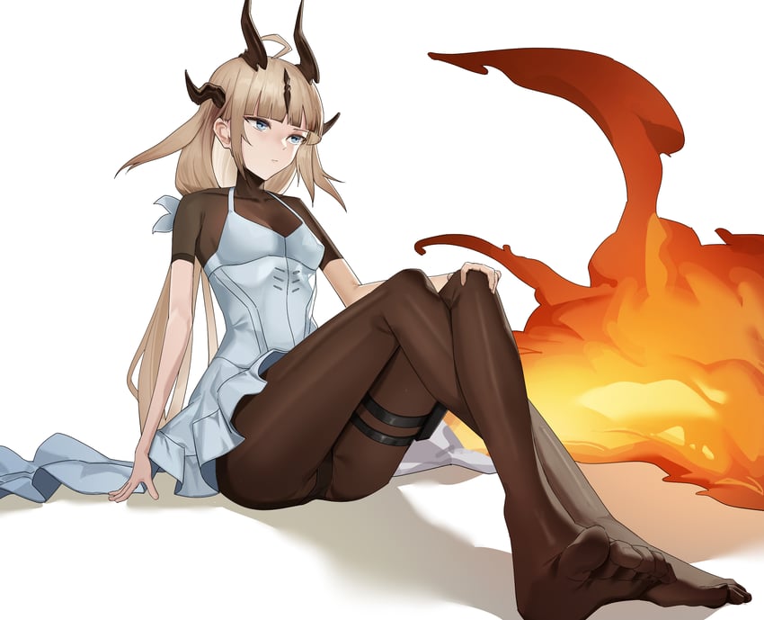 reed and reed the flame shadow (arknights) drawn by aoi_wakashi_chiyo