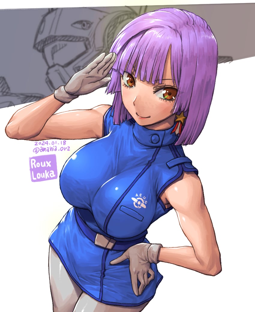 roux louka and nemo (gundam and 1 more) drawn by amania_orz
