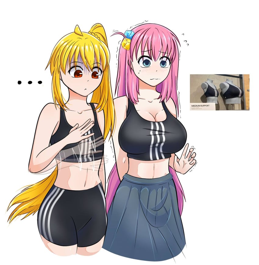 gotoh hitori and ijichi nijika (bocchi the rock!) drawn by yumiy_salin