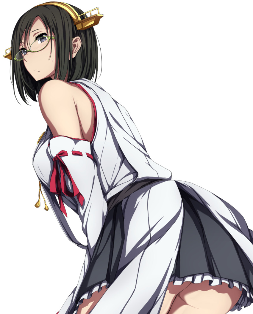 kirishima and kirishima kai ni (kantai collection) drawn by nagioka