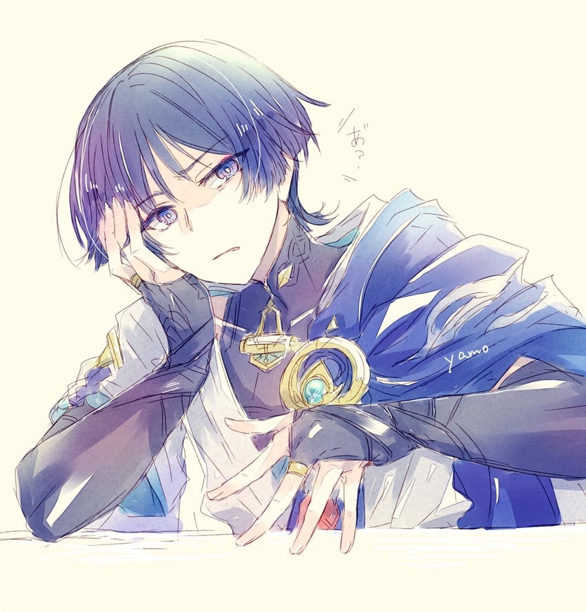 scaramouche and wanderer (genshin impact) drawn by yamo_(sky2world)