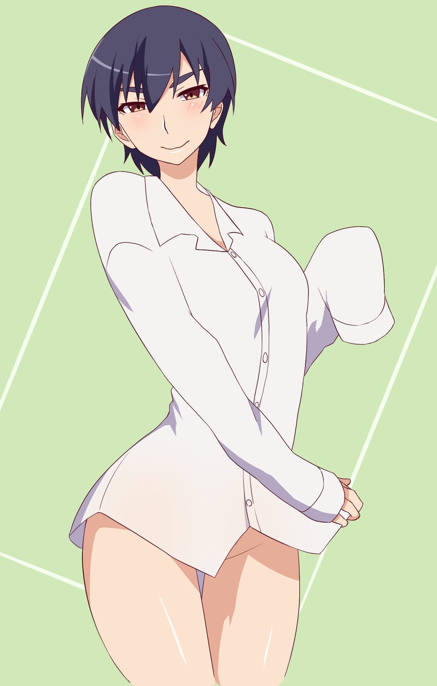 kanbaru suruga (monogatari) drawn by albino_oscar