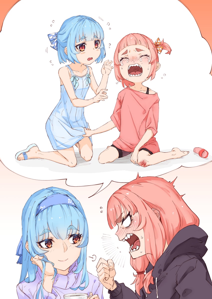 kotonoha akane and kotonoha aoi (voiceroid) drawn by shiratama_(siratama5656)