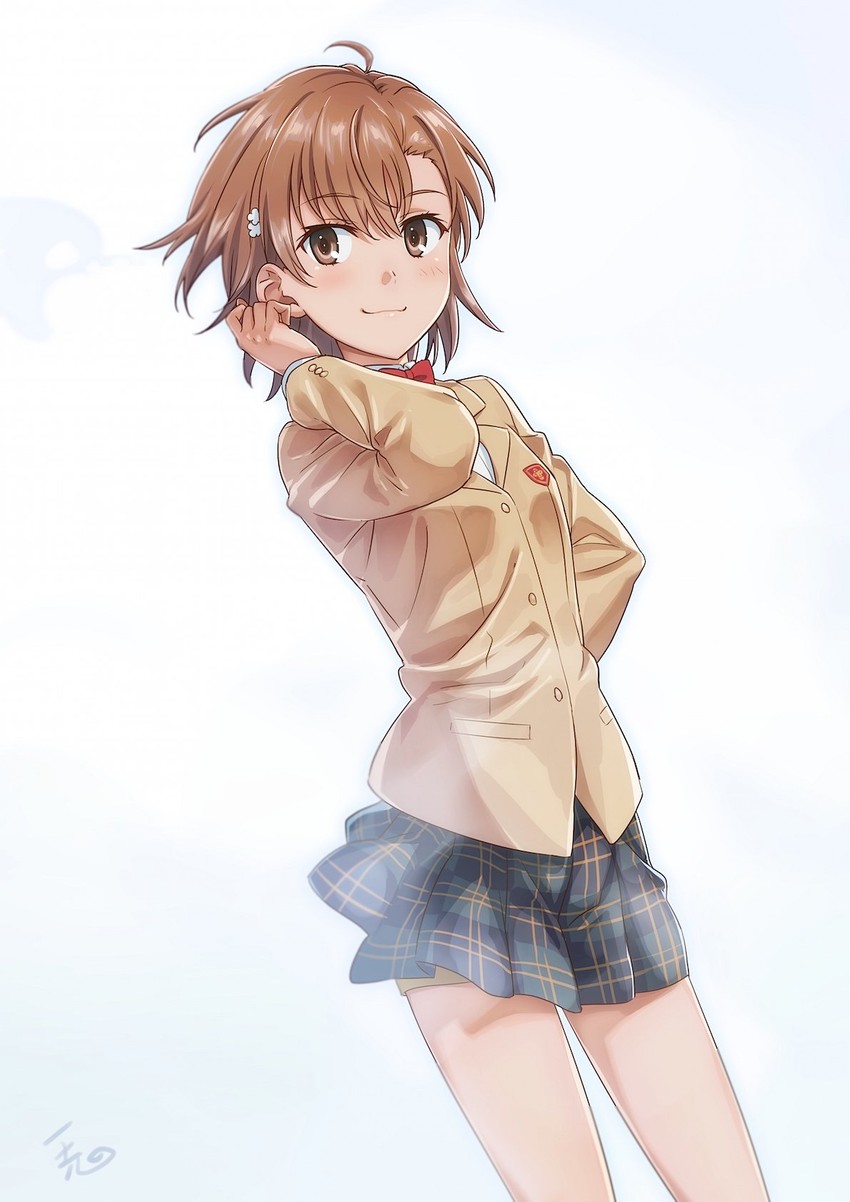 misaka mikoto (toaru majutsu no index and 1 more) drawn by isshi_pyuma
