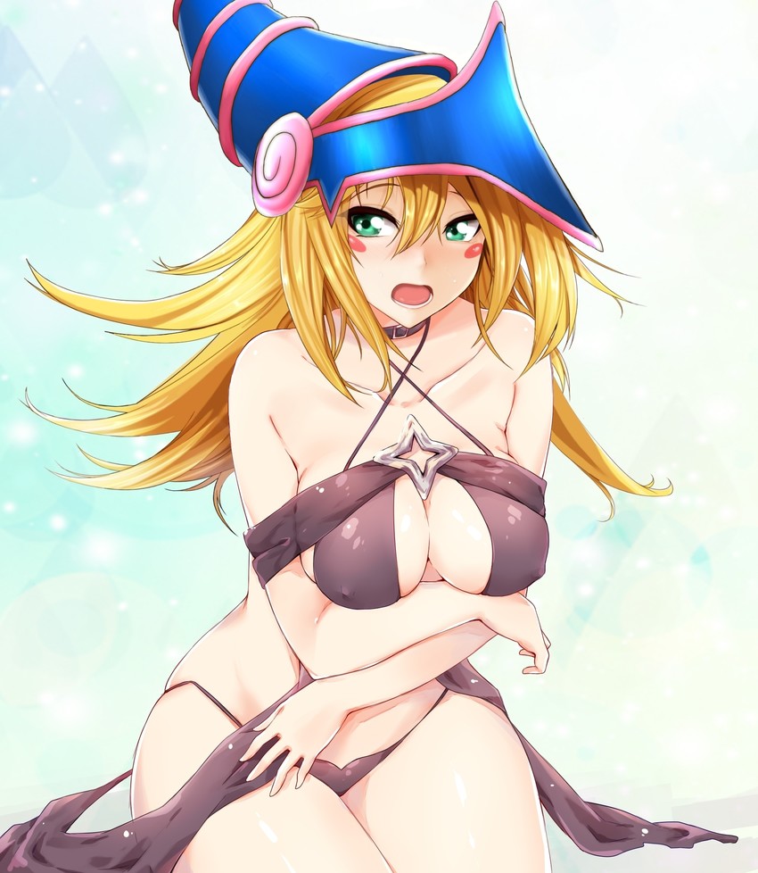 dark magician girl and konjiki no yami (yu-gi-oh! and 1 more) drawn by yaminokonjiki1