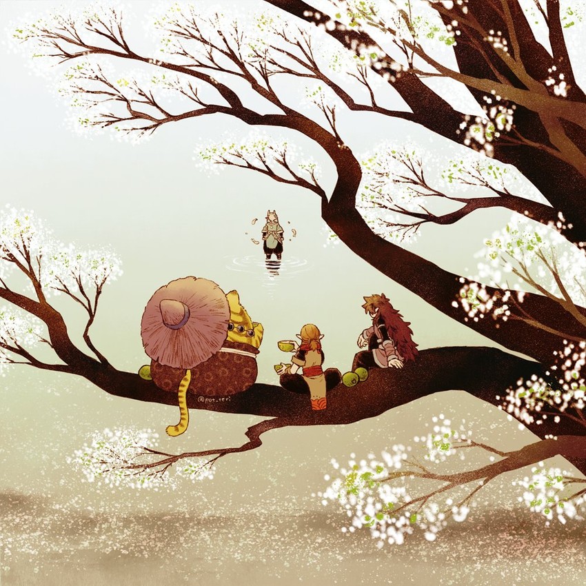 fengxi, xuhuai, luozhu, and tianhu (luo xiaohei zhanji) drawn by pot_teri