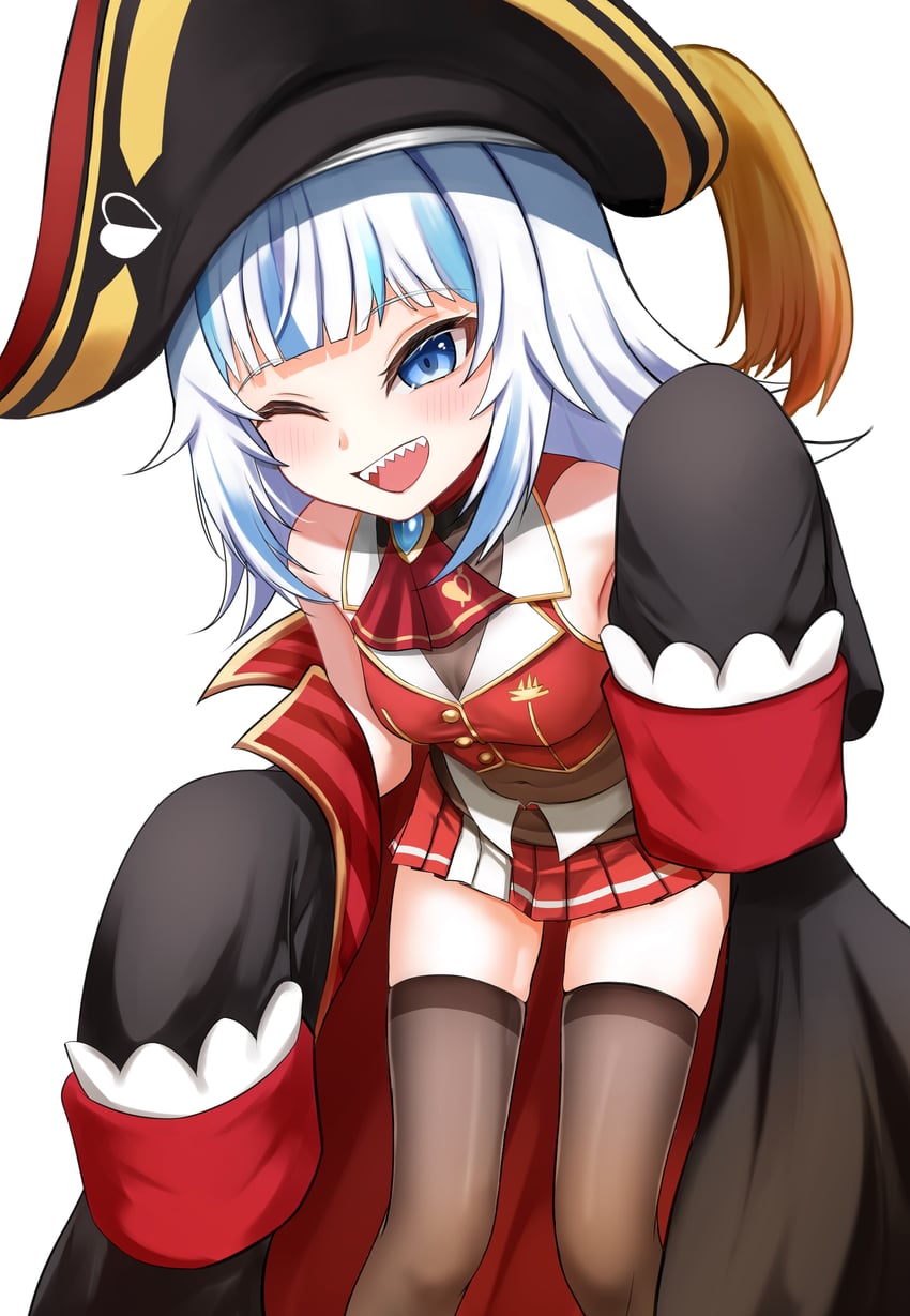 houshou marine and gawr gura (hololive and 1 more) drawn by sora-wo-tomo