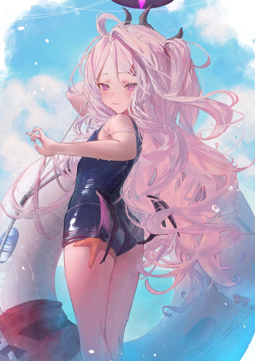 hina (blue archive) drawn by betabeet